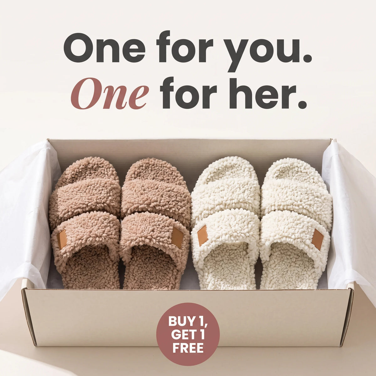 One for you, one for her: Coffee and Cream pairs in a gift box, buy 1 get 1 free